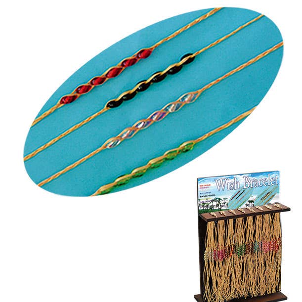 Puka Creations - Wholesale Beaded bracelet - 8 Color Wish Bracelets0