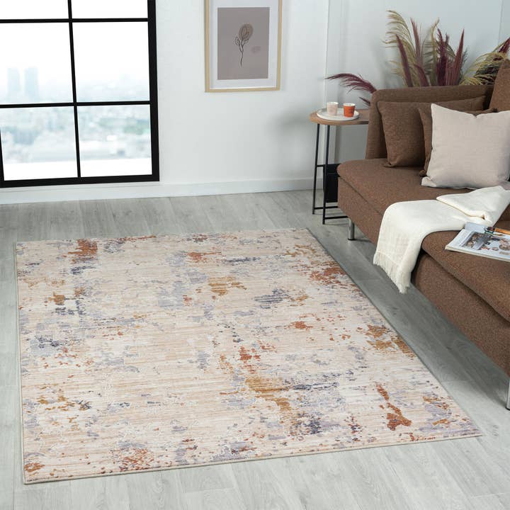 Lacey Abstract Modern/Contemporary Polyester Blend Area Rug for wholesale by LR Home