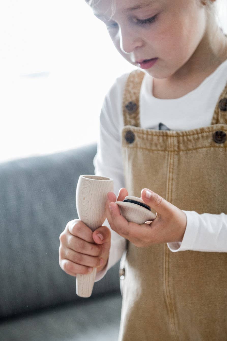 MusikGlück - Wholesale Wood Toy - Kids - Creative Rattle "Frieda" Fill & Paint | Wooden Toy3