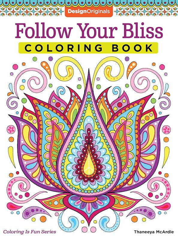 Follow Your Bliss Coloring Book for wholesale by Fox Chapel Publishing