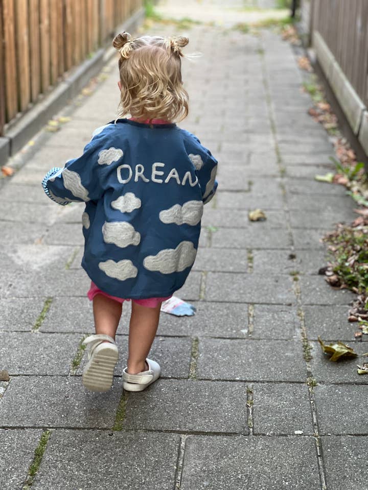 ToutVintage - Wholesale Jacket - Kids - Cotton embroidery jacket cloud KIDS6