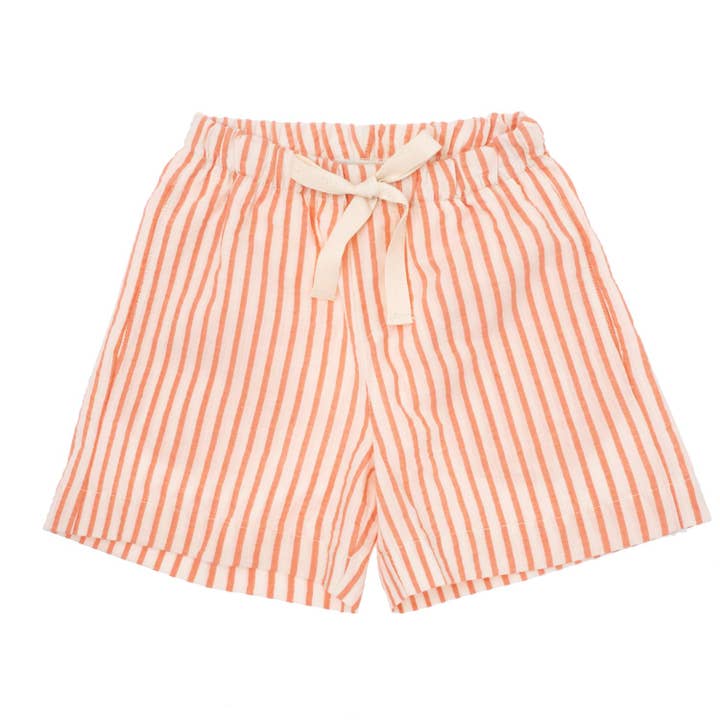 Amarillo Pantalones cortos a rayas S12423 de venta al por mayor en Faire2