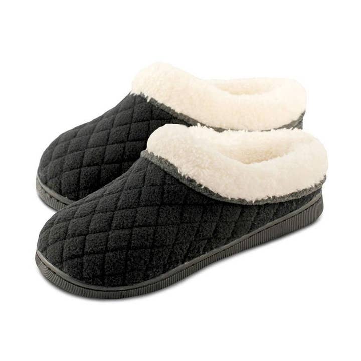 Slipper Cozy Comfort Warm Fleece Clog House Shoes pour la vente par Roxoni