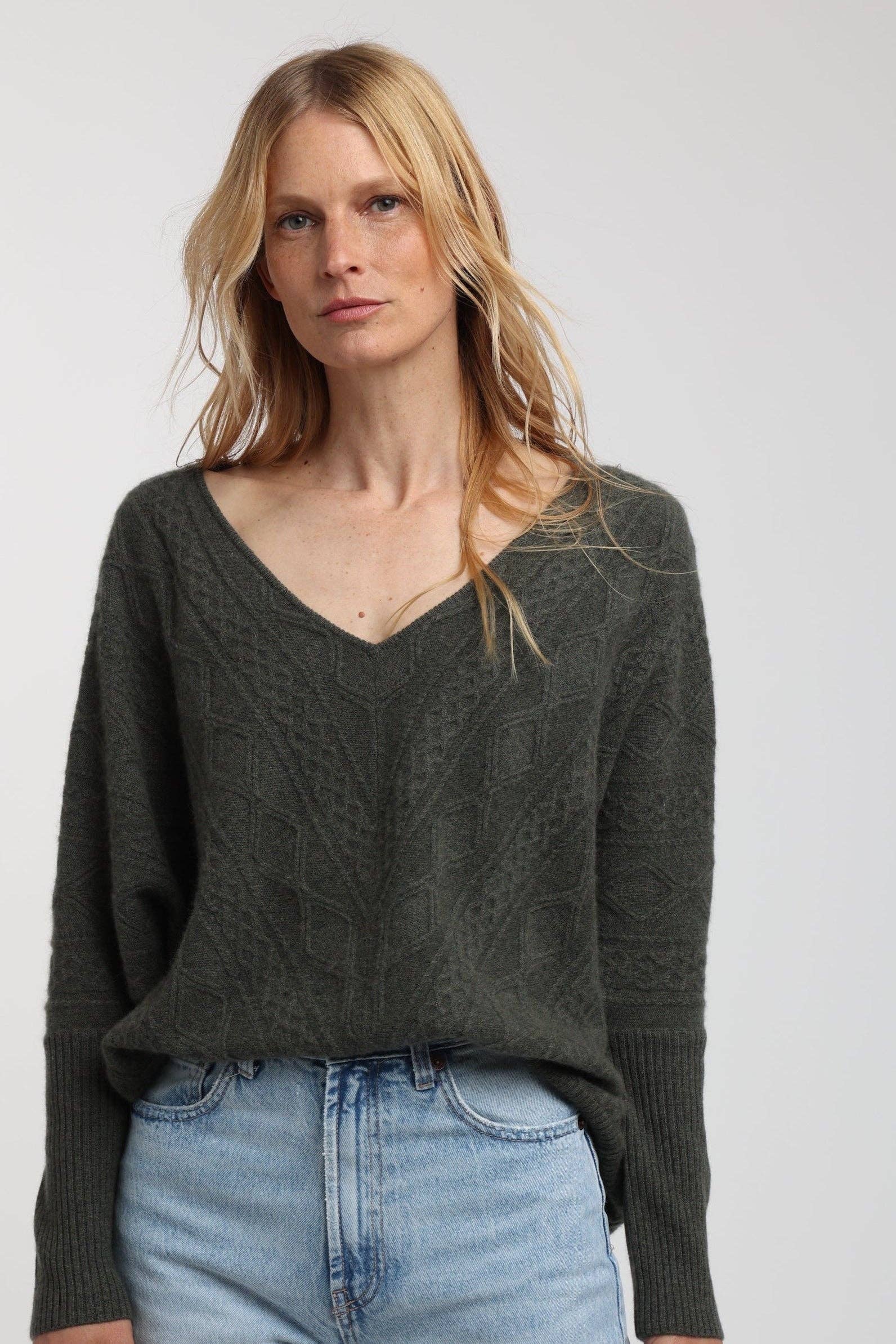 QUINN - Vendita all'ingrosso Maglione tricot - Donna - Maglione Oversize in Cashmere Kendall6