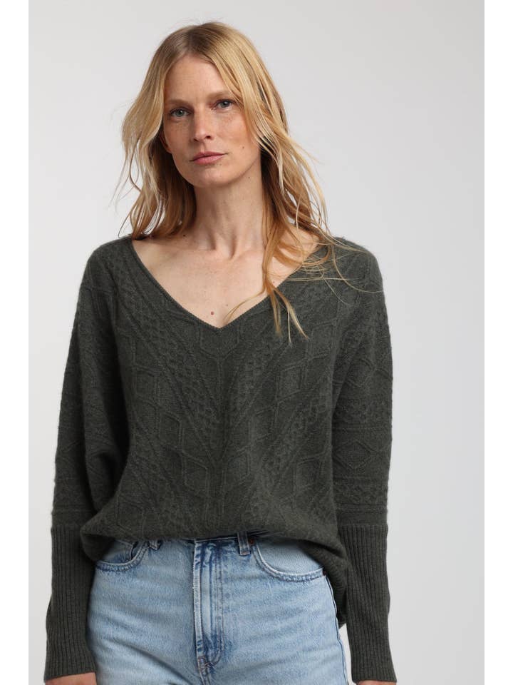 QUINN - Vendita all'ingrosso Maglione tricot - Donna - Maglione Oversize in Cashmere Kendall6