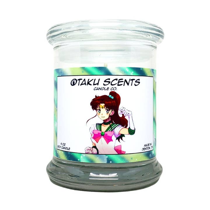 Otaku Scents – wholesale Jar/filled candle – Makoto (Sailor Jupiter)0