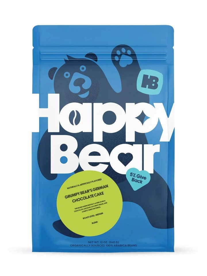 Gâteau au chocolat allemand de Grumpy Bear pour la vente par Happy Bear Coffee Company