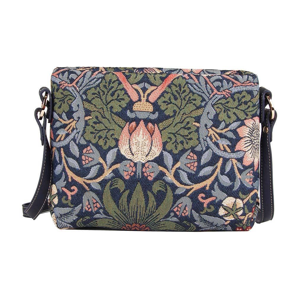 Signare Tapestry - Wholesale Crossbody Bag - Women's - William Morris Strawberry Thief Blue - Cross Body Bag0