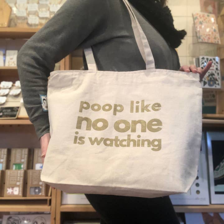 Ugly Baby - Wholesale Tote Bag - Women's - Tote Bag - Poop Like No One is Watching3