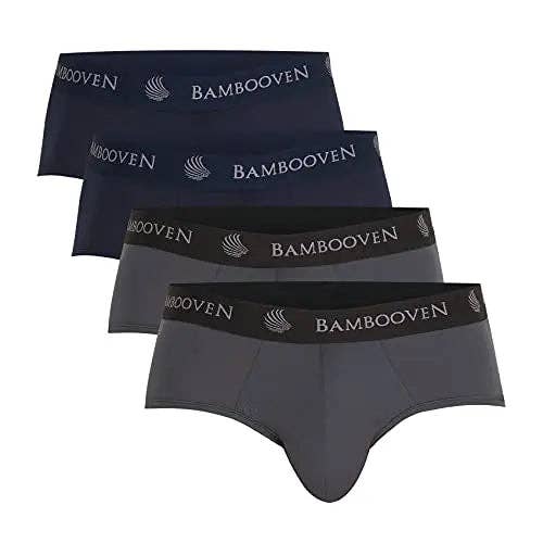 Bambooven - Wholesale Underwear - Men's - Bambooven Men's Bamboo Briefs with Pouch 4 Pack 12