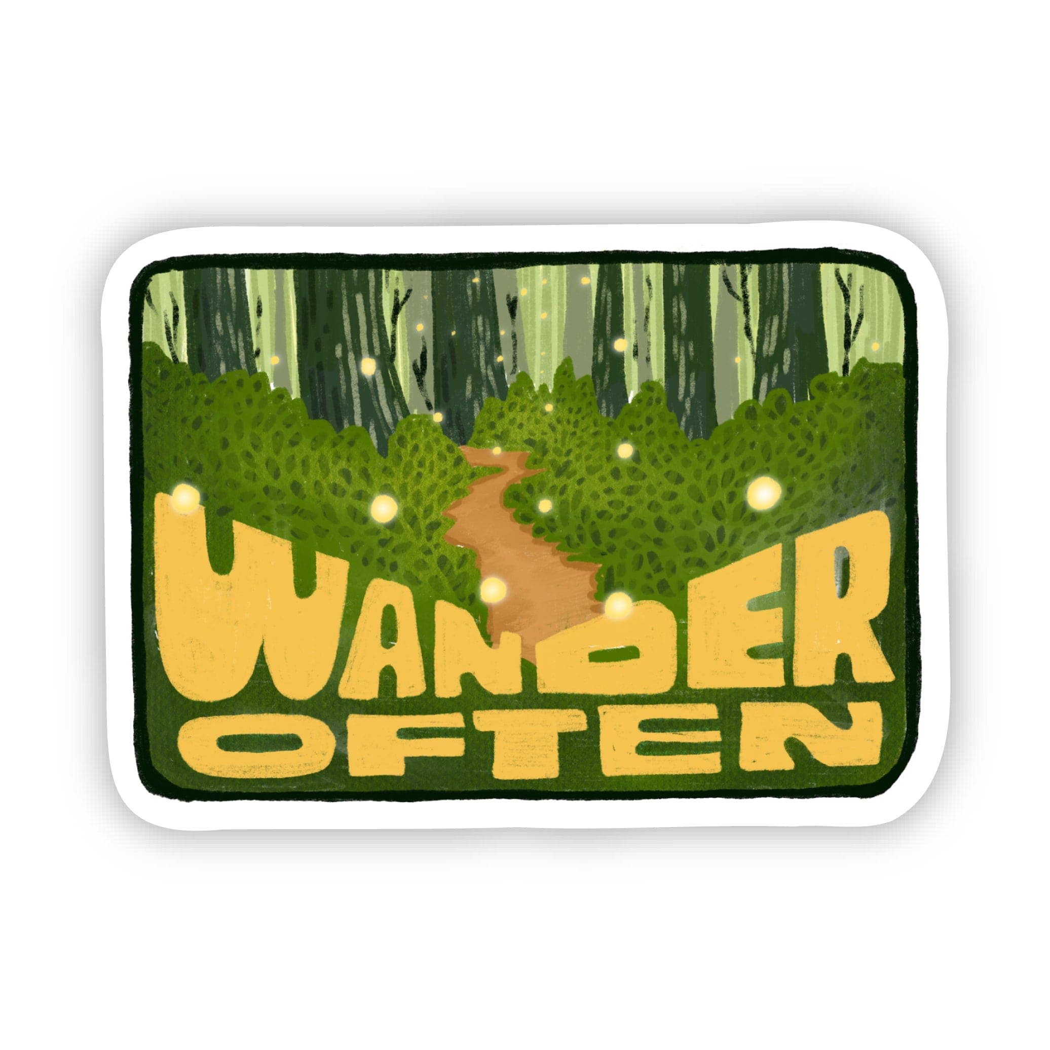 Big Moods - Wholesale Sticker - "Wander often" Adventure Travel Sticker1