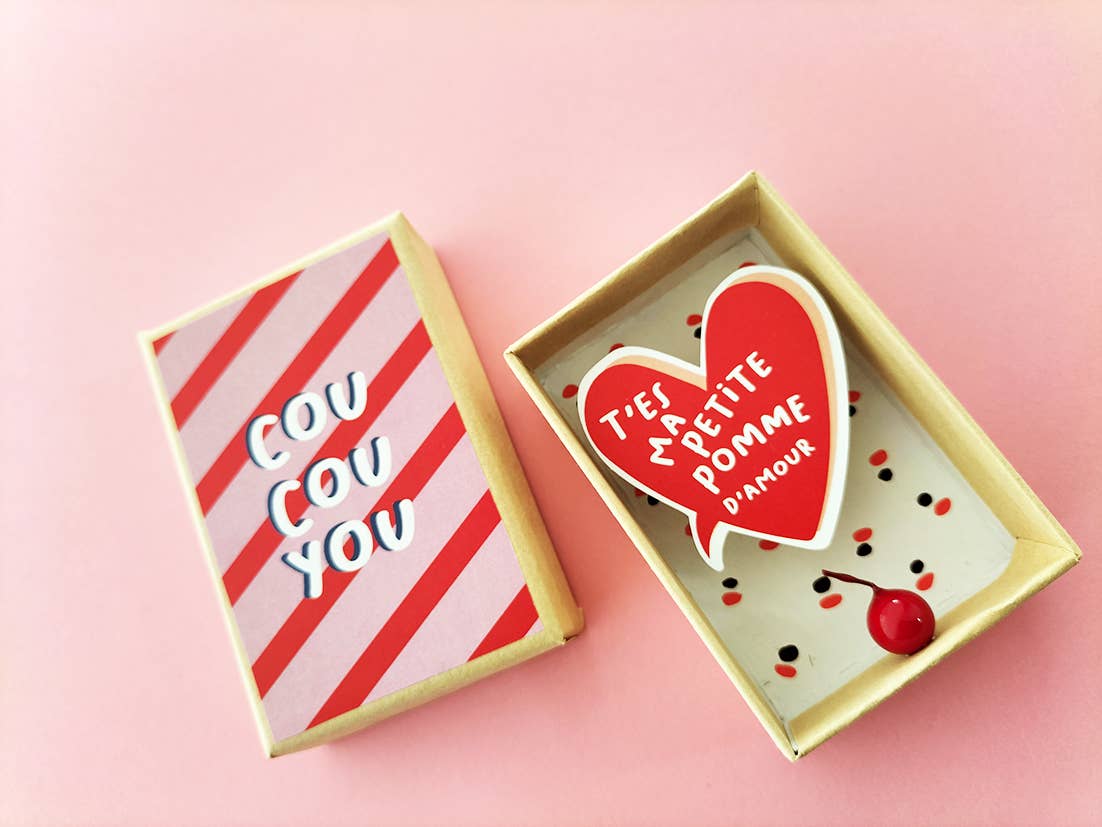 Pamela Loops – wholesale Decorative box – Boîte diorama Amour Saint valentin3