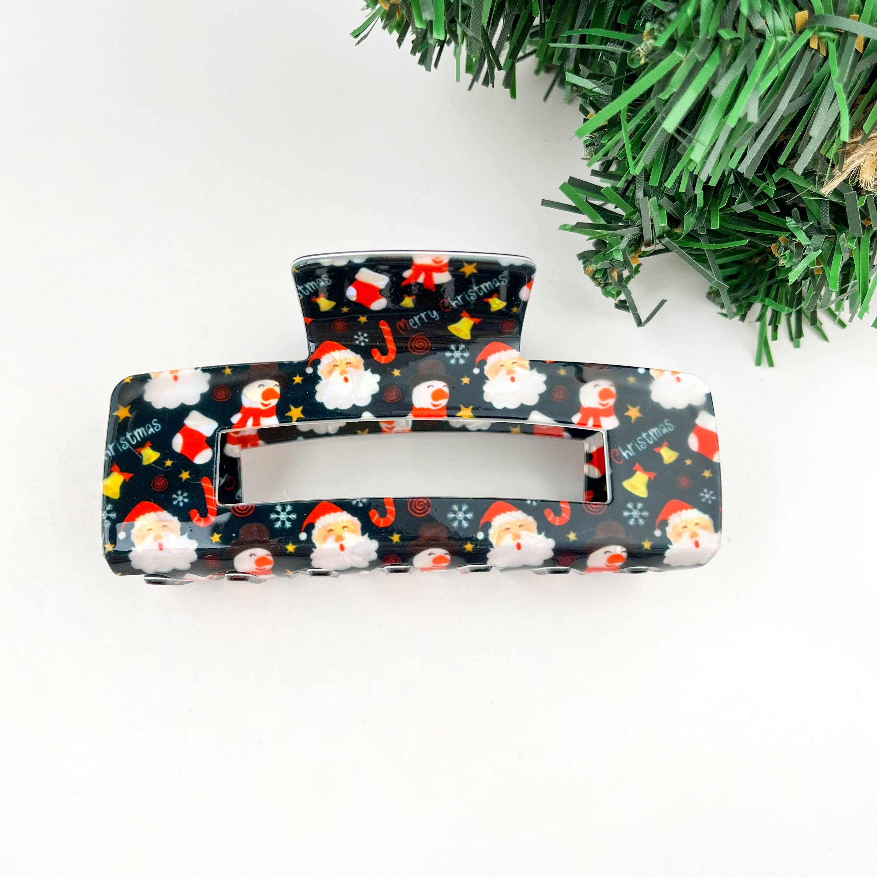 TheDivaSoap - Wholesale Hair Clip - Women's - Christmas Series Rectangular Hair Claw Clips8