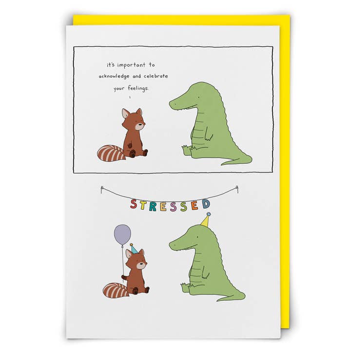 Tarjeta de Felicitación Estresada para venta al por mayor de Redback Cards UK