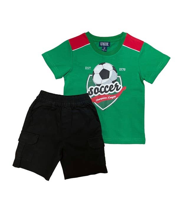 Unik – wholesale Top & short set – Kids – Soccer Short Set 10-145