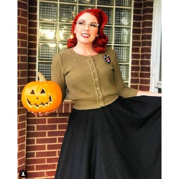 Mak – Engroshandel Cardigan - Dame – Mak 3/4-ærmet kort strikket cardigan med rund hals MK3514112