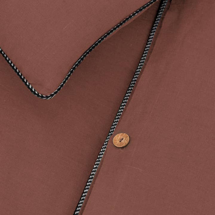 Live Linen Inc. – wholesale Påslakan – Linné Monokrom Spets Påslakan-Kanelbrun