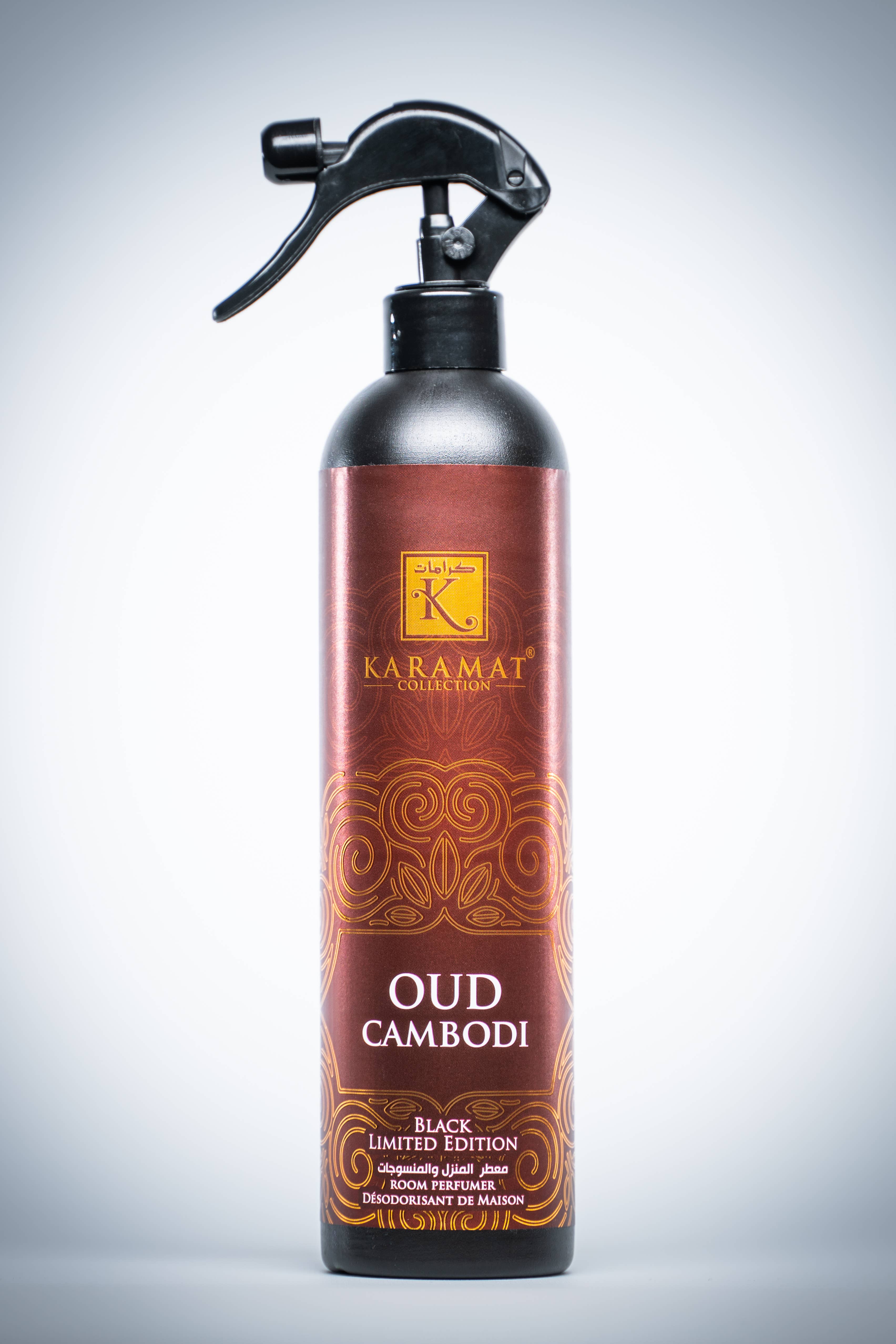 MAISON KARAMAT - Wholesale Room & Linen Spray - AIR FRESHENERS 500ML BLACK EDITION4