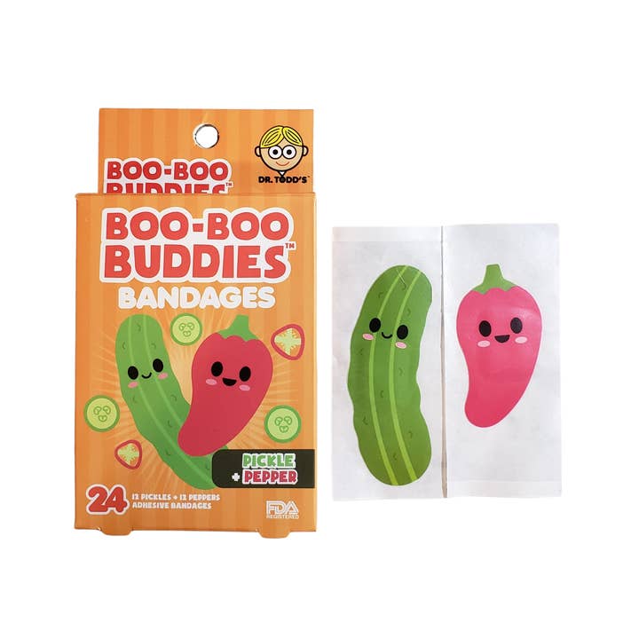 Boo Boo Buddies - Wholesale Bandaids/Bandages - Pickle + Pepper Bandages