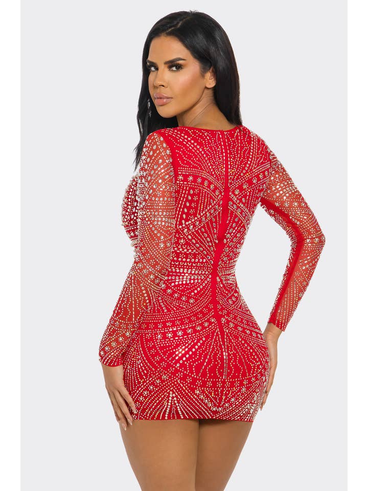 BANJUL - Wholesale Dress - Women's - BCCDS72256 & WIDE-STRAP RHINESTONE MINI DRESS10