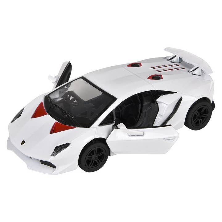 The Toy Network - Wholesale Toy Car/Truck - Kids - 5" Diecast Pull Back Lamborghini Sesto Elemento 12/Disp3