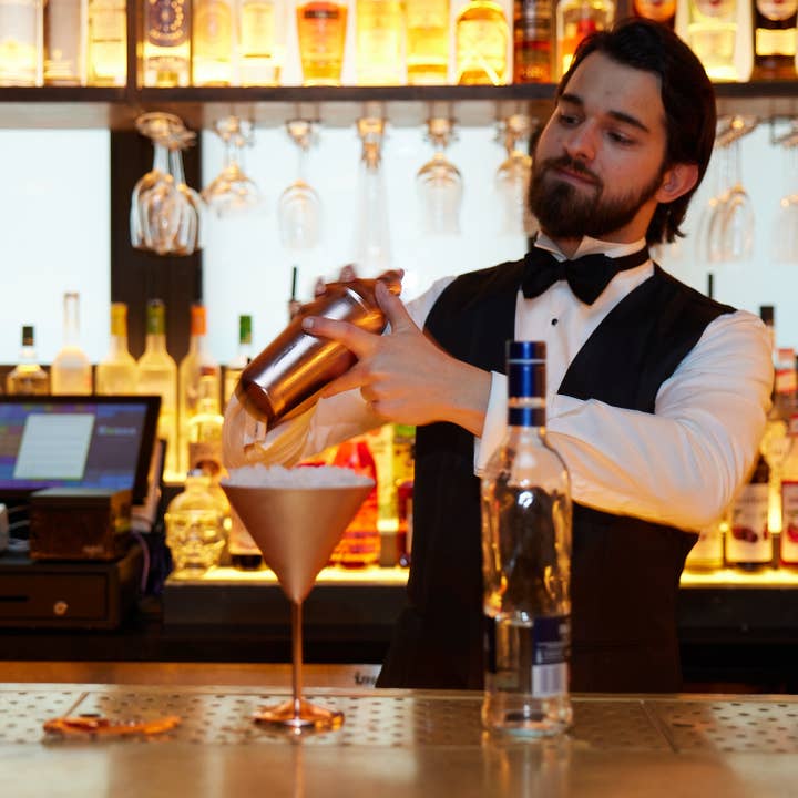 Oak & Steel - Wholesale Bar Tool - 10 Pcs Rose Gold Cocktail Set