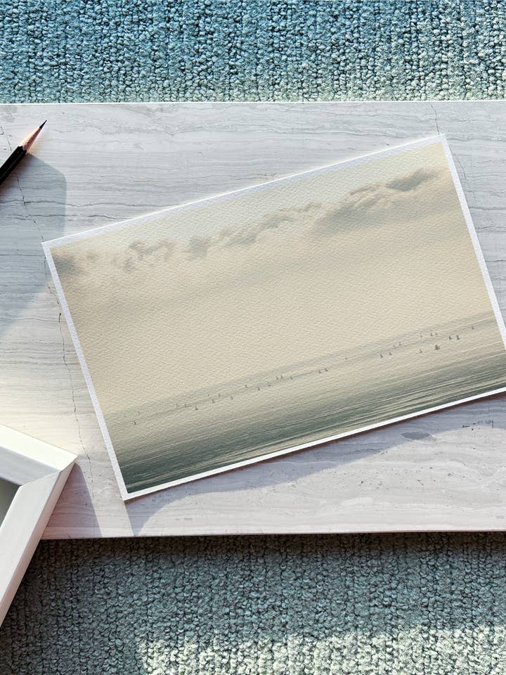 'Ocean inspireret kunstværk 'Regata de Oro' (kun print)' for engroshandel hos art+drift