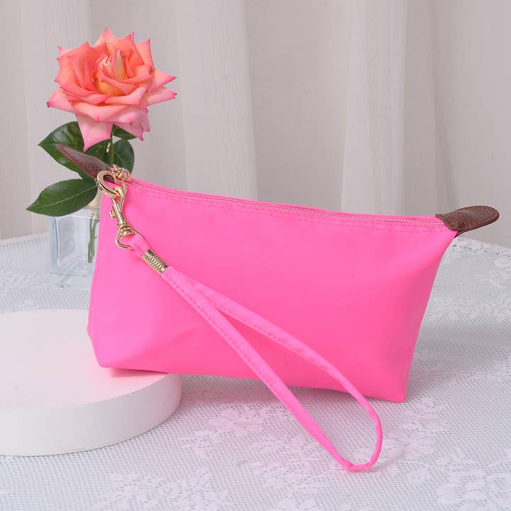 MiMi Wholesale - Wholesale Makeup/Cosmetic Bag - HM1006 Monogrammable Nylon Fabric Cosmetic Bag