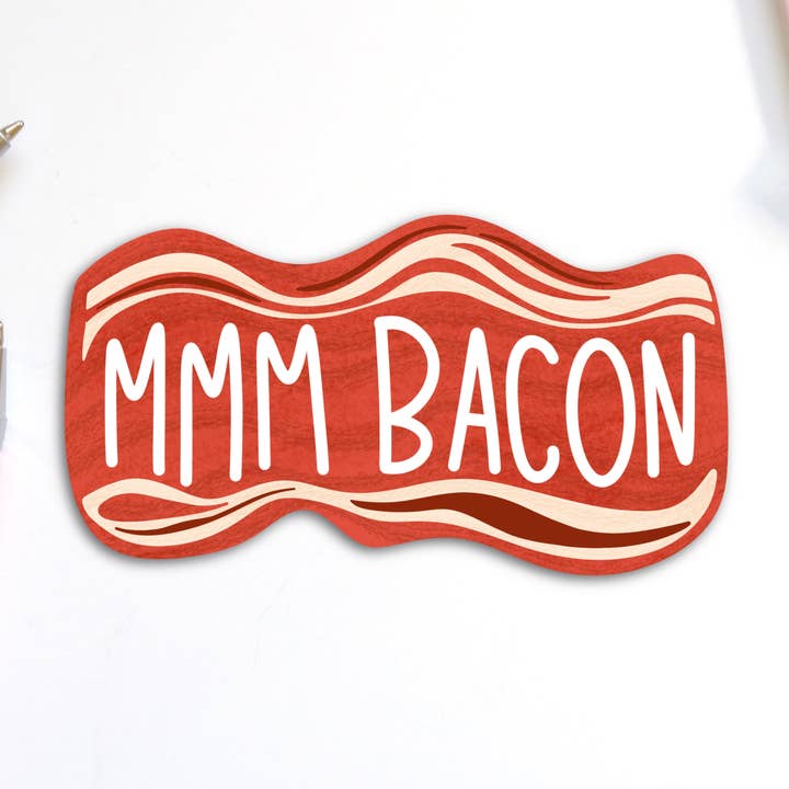 MMM Bacon! Sticker for wholesale by inkpaperfable