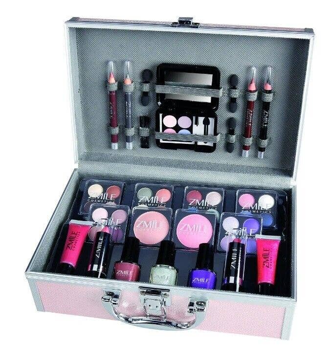 My Wholesale Warehouse – wholesale Makeup storage box – ZMILE Cosmetics - 42pc Vanity Case Vegan Eyecatcher2