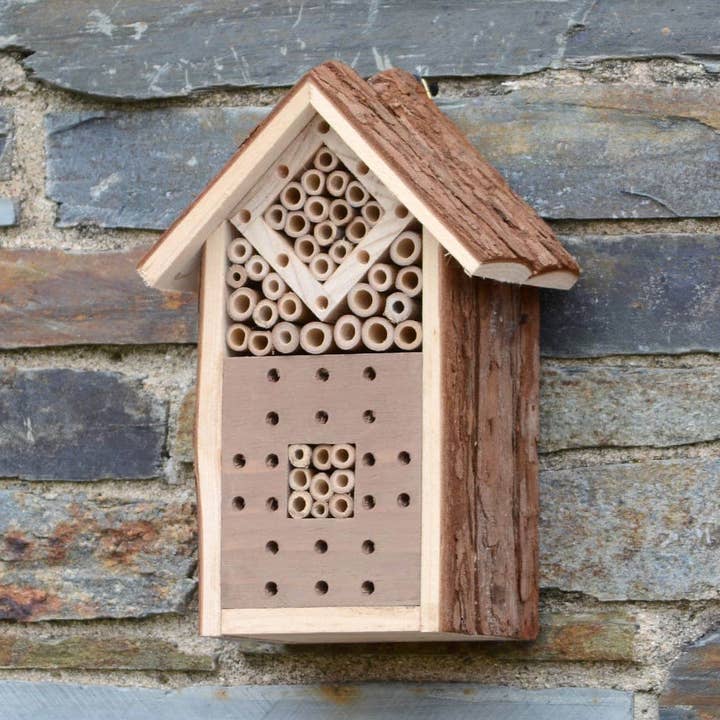 Wooden Insect Bee Hotel With Natural Bark For Garden and other Purchase Wholesale garden bark. Free Returns & Net 60 Terms on Faire trending on Faire.