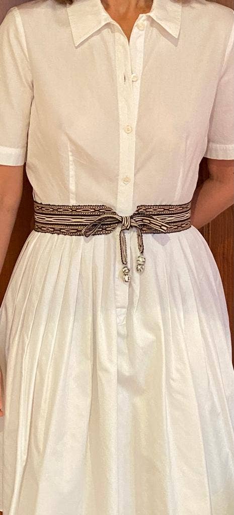 Tezeè – wholesale Bälte - Dam – tygbälte med korta remsidor3