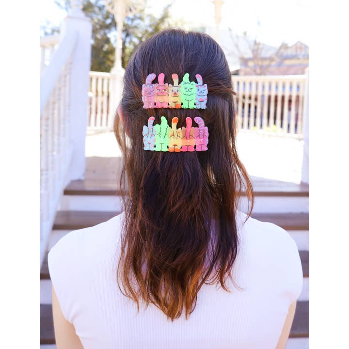 Turtle's Soup - Wholesale Hair Clip - Women's - Cat Butts Hair Clip Set, Cute Hair Accessories, Cat Clips