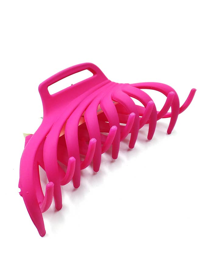 12pcs Twirl Shape Matte Color Claw Clip for wholesale by Hana