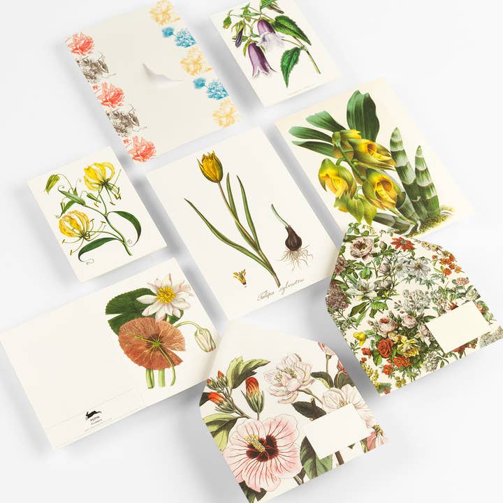 Pepin Press - Wholesale Stationery/Notecard Set - Flowers Correspondence Set