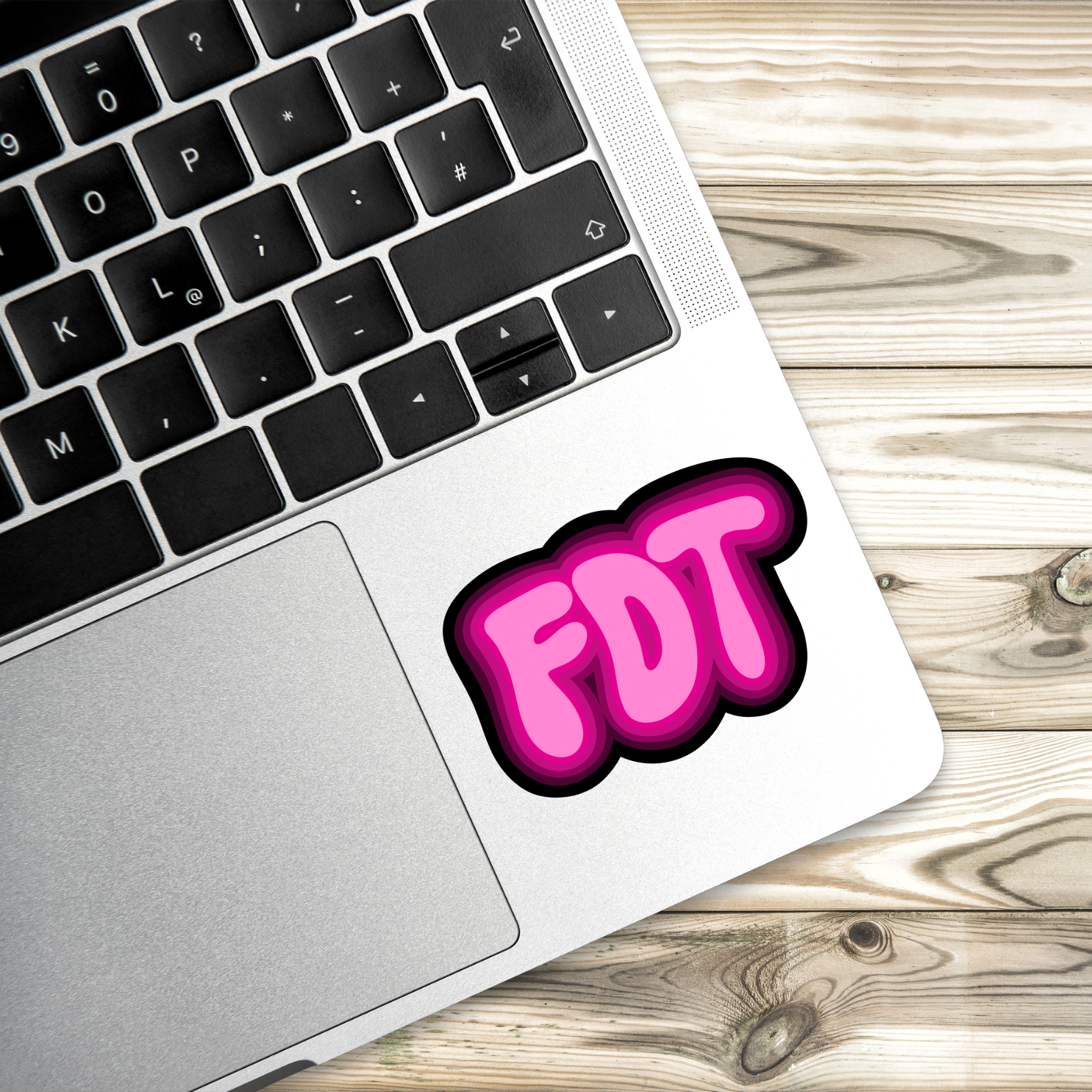 Atomic Cactus Stickers - Wholesale Sticker - FDT Sticker Pink Version | 3" x 2" | Anti-Trump Sticker | Political Vinyl Decal | Water-Resistant | Activism Sticker1