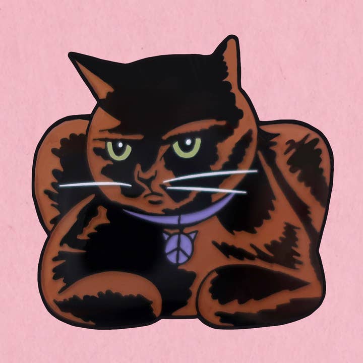 Chloe enamel lapel pin for wholesale by Kate Gabrielle