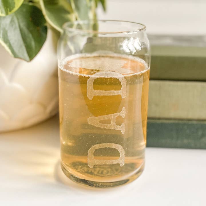 DAD Drinking Glass for wholesale by Rudie Jo