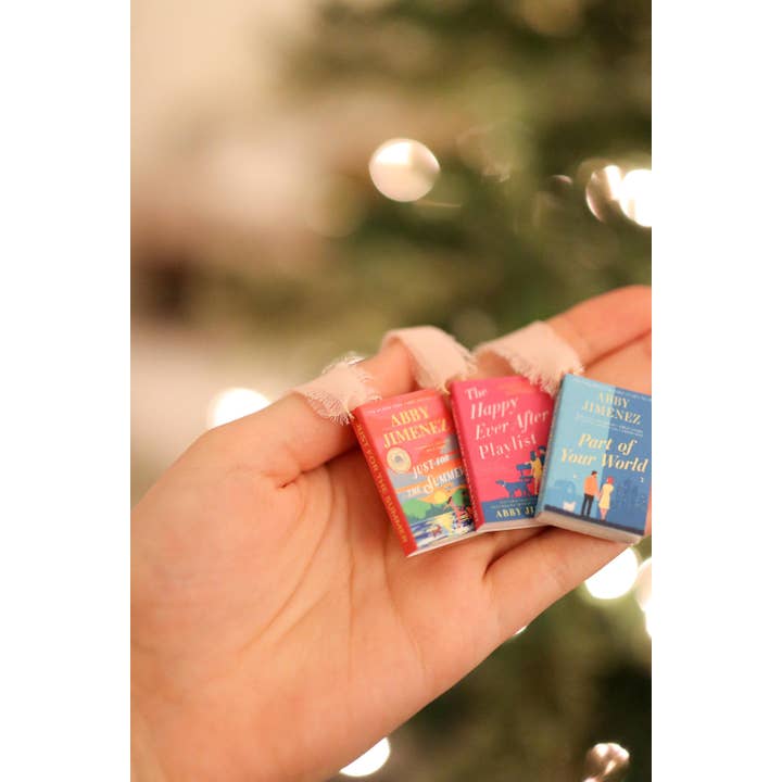 The Sticker Shop - Wholesale Ornament - Abby Jimenez Mini Book Ornaments9