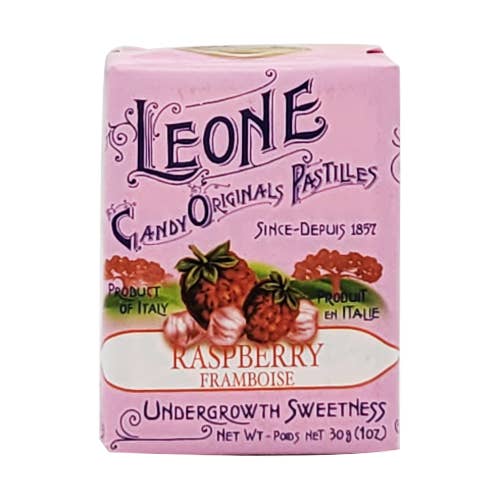 Leone Original Candy Raspberry Flavor 1.5oz for wholesale by The French Farm