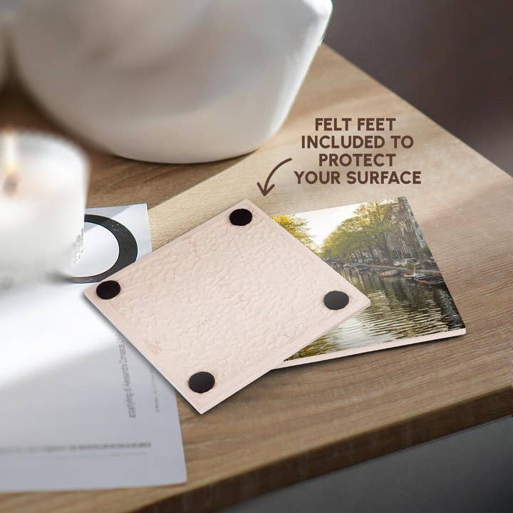 3dRose - Wholesale Coasters - 3dRose, Canal, central Amsterdam, Netherlands, Coaster3