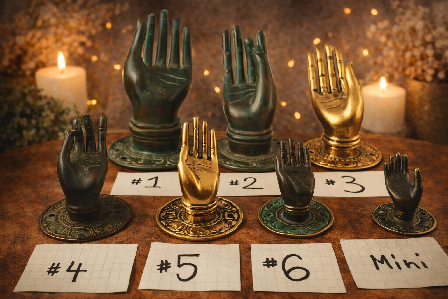 Ubud Glass – wholesale Decorative figurine – Solid Brass Buddha Mudra Hand Door Pull – Size #2 | Wall Hook, Towel, Key & Jewelry Hanger17