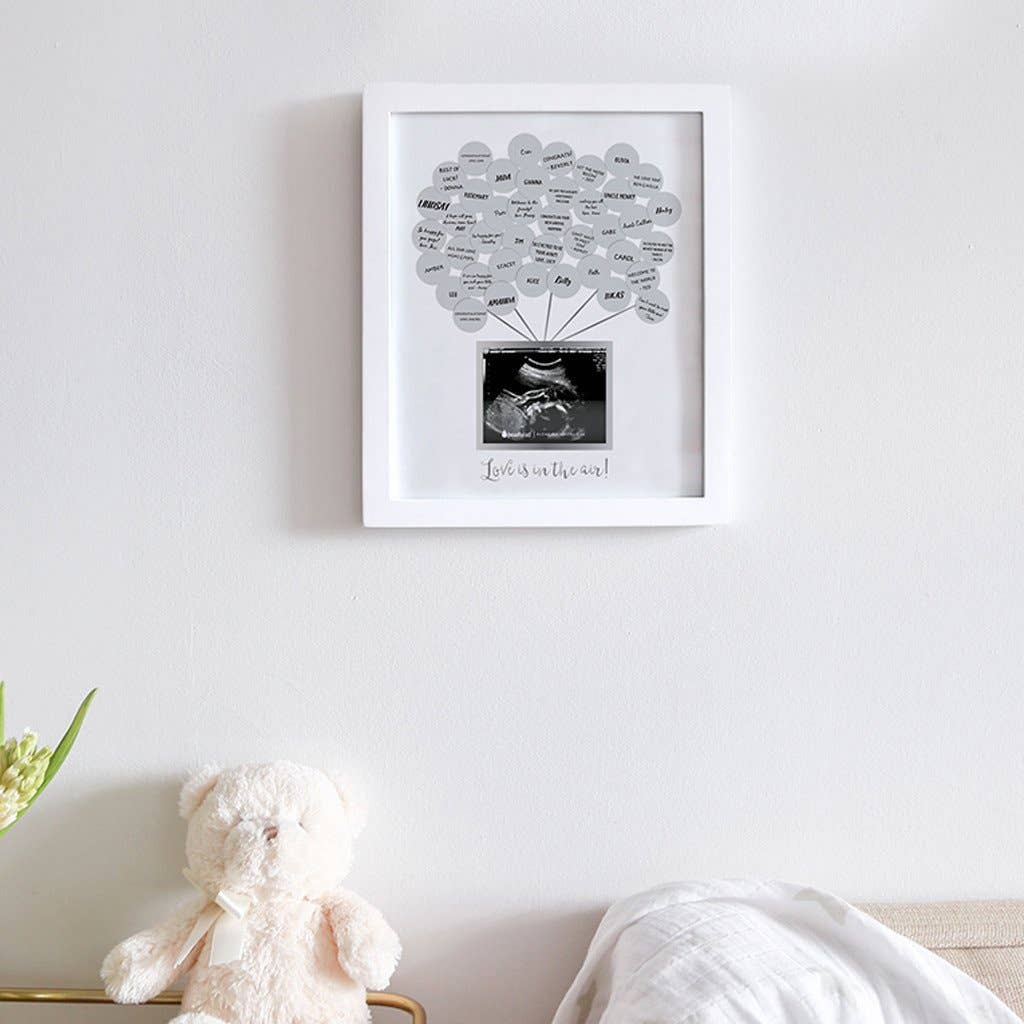 Pearhead - Wholesale Picture Frame - Kids & Baby - Baby Shower Guest Sonogram Frame & Sticker Set2