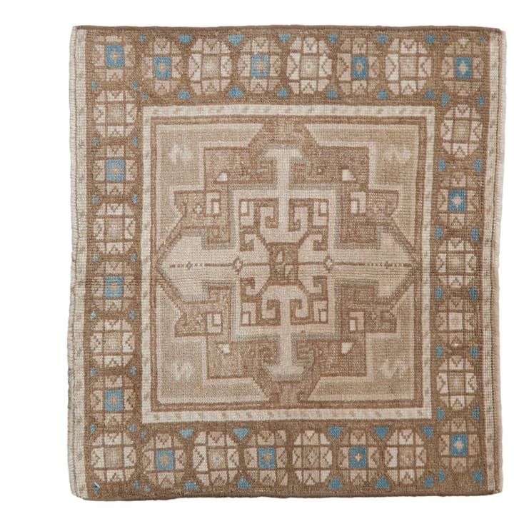 2x2,5 V. Oushak vloerkleed - Quatrefoil Floral Design voor wholesale door Old New House