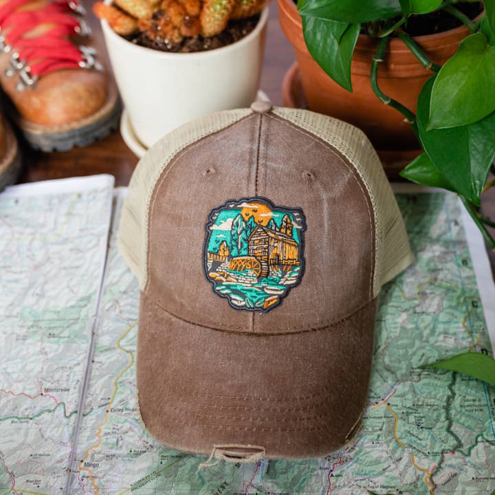 Babcock Distressed Patch Hat for wholesale by Loving WV