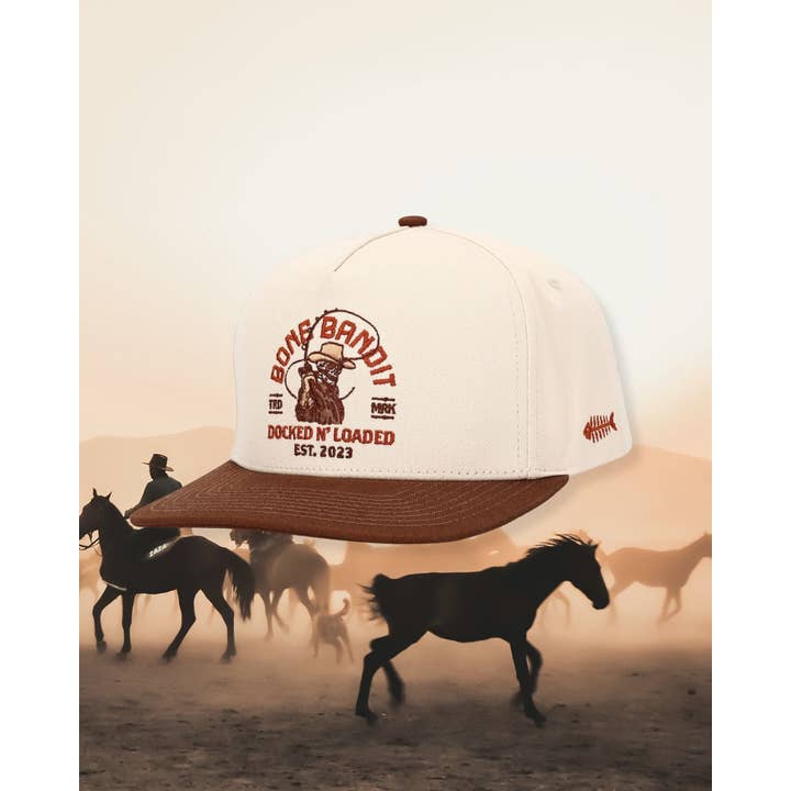Docked N' Loaded - Wholesale Baseball Cap - Men's - BONE BANDIT HAT1