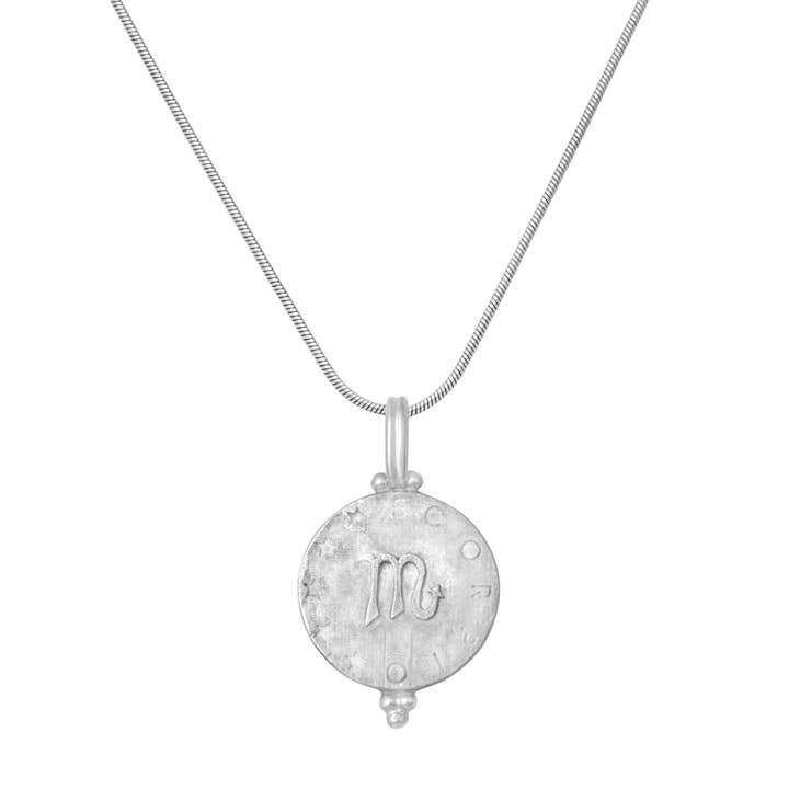 Sterling sølv stjerne stjernetegn vedhæng - Scorpio for engroshandel hos Van Peterson Designs