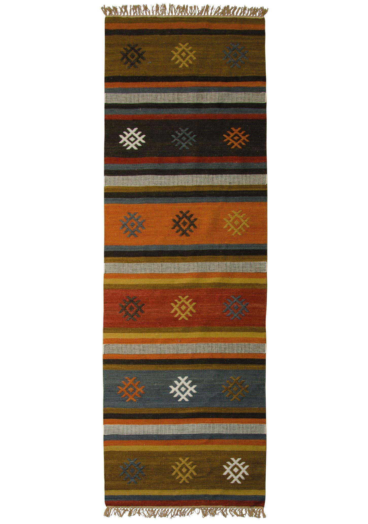 Namaste - Vendita all'ingrosso Tappeto - Tappeto Kilim Juma Stripe 75 x 240 cm1