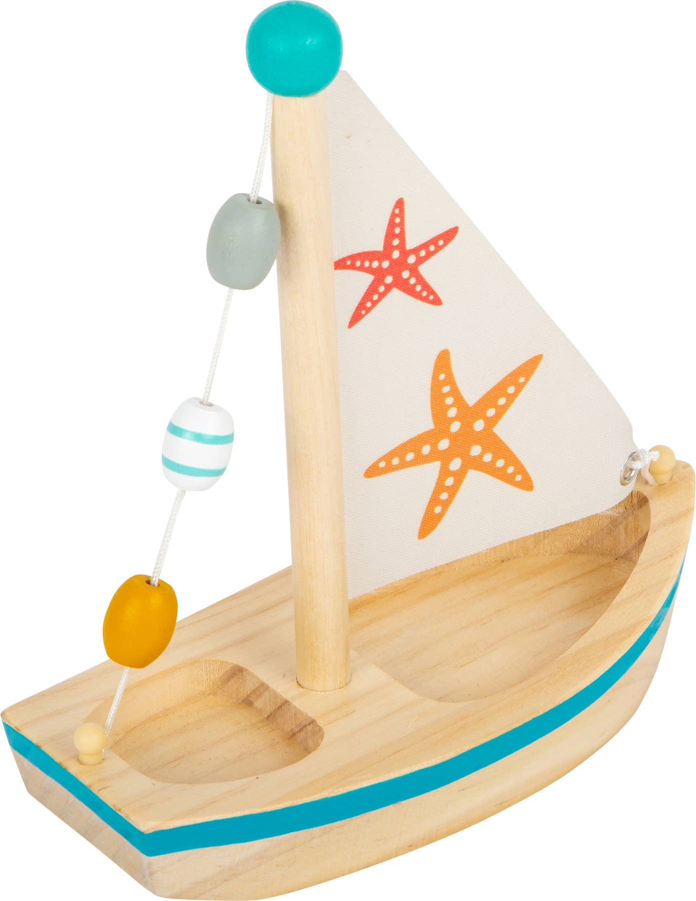 small foot - Wholesale Wood Toy - Kids - Water Toy Sailboat Starfish3