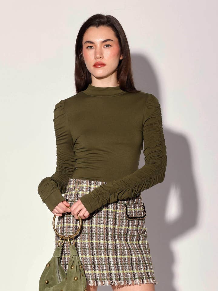 Chaya Top, Olive for wholesale by Walter Baker
